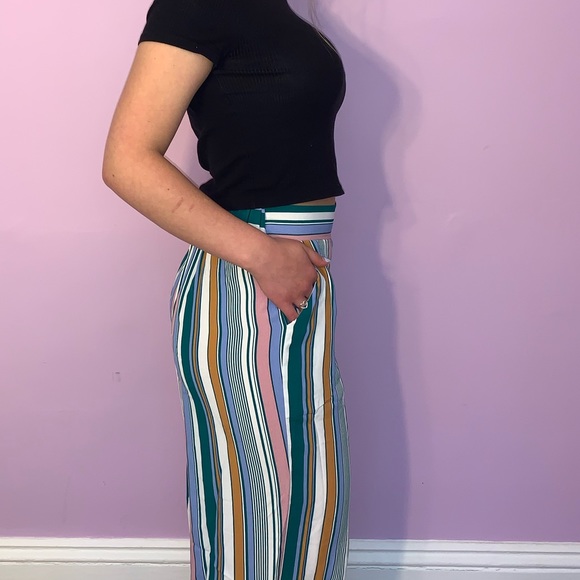 🌙Nasty Gal/ Vera & Lucy Speed of Stripe Pants🌙 - Picture 2 of 4